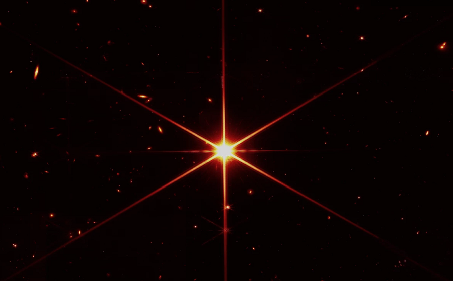 تصویر شگفت‌انگیز تلسکوپ جیمز وب از یک ستاره

