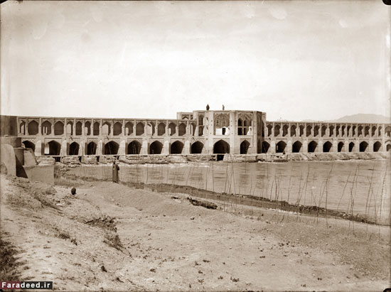 عکس: زاینده رود پرآب در عصر قاجار