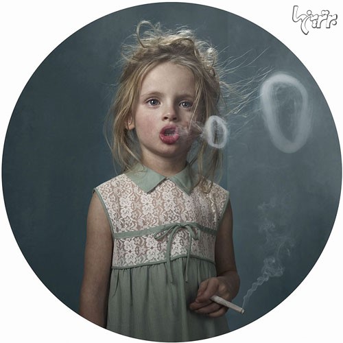 تصاویری تلخ و تاثیرگذار از کودکان سیگاری