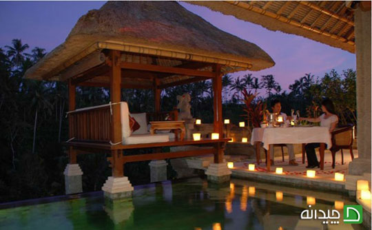 هتلی مخصوص تازه عروس و دامادها در بالی