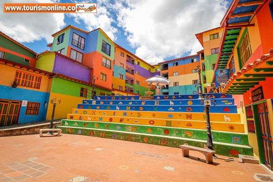 این شهر رنگی در کلمبیا مقصد محبوب توریست‌هاست