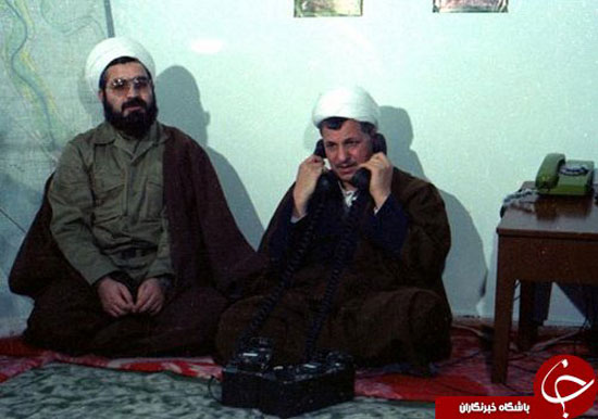 عکس های قدیمی روحانی و هاشمی