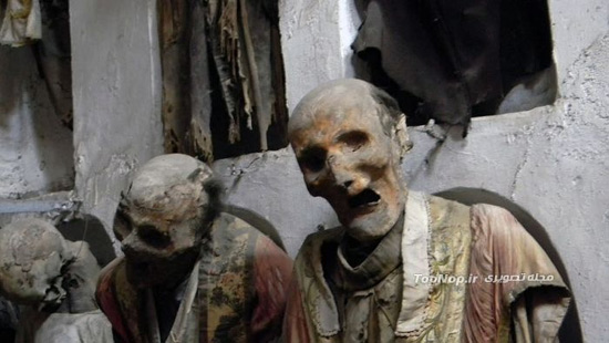 عکس: موزه اجساد مومیایی در ایتالیا (18+)