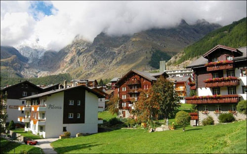 ساس فی؛ بهشت اسکی در سوئیس +عکس