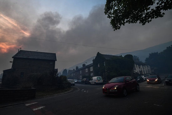 آتش‌سوزی در منچستر انگلیس