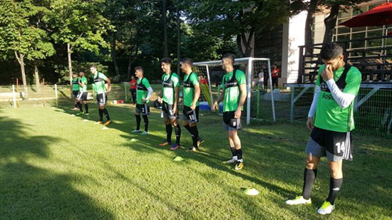 تیم ملی فوتبال ایران در هتل تمرین کرد
