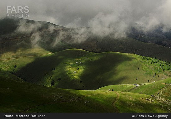 طبیعت جاده اسالم به خلخال