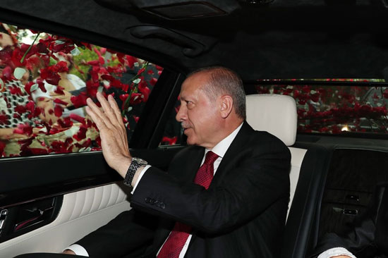 گلباران اردوغان در مراسم تحلیف