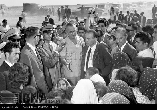 عکس: سفر لیندون جانسون به ایران سال 41
