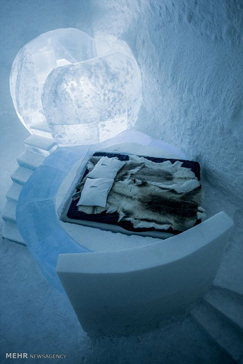 هتل یخی مجلل در سوئد