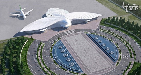 فرودگاه دیدنی و خشمگینِ ترکمنستان!