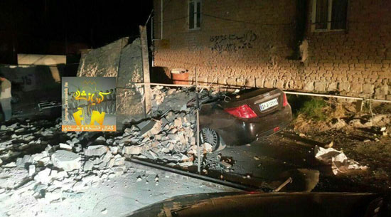 اولین تصاویر از خسارات زلزله کرمانشاه