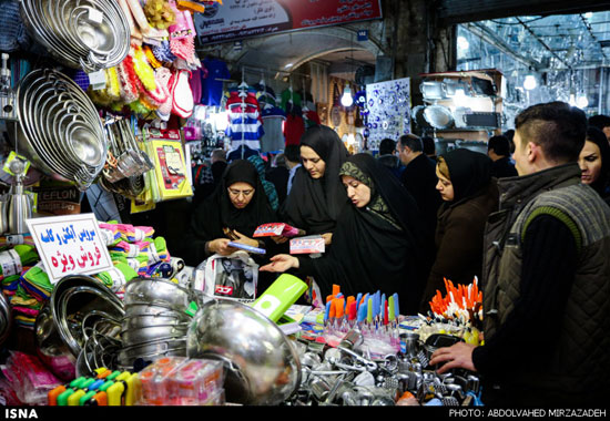 عکس: جنب و جوش بازار تهران در دقیقه 90
