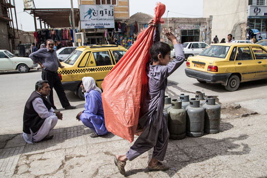 عکس: شهری سوخته پشت باسکول