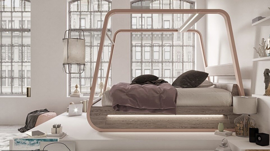 طراحی تختخواب هوشمند برای تماشای تلویزیون