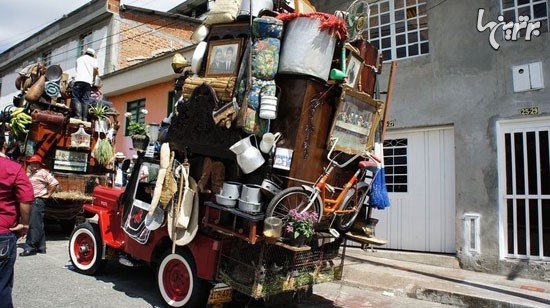 رژه ی جیپ های خنده‌دار در کلمبیا +عکس