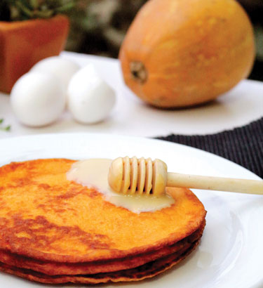 پنكيك كدو حلوايي، یک صبحانه عالی برای بچه ها