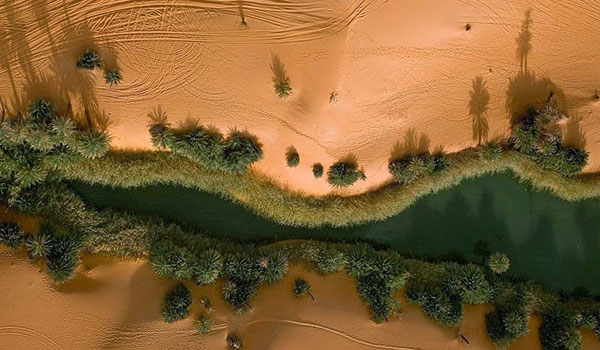 دریاچه‌ای افسانه‌ای در دل کویر لیبی