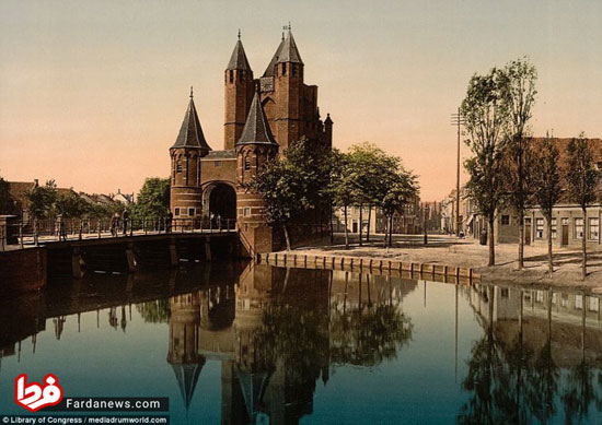 تصاویر تاریخی از مناظر هلند در قرن نوزدهم