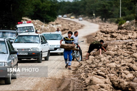 خسارات ناشی از سیلاب در علی آباد کتول‎