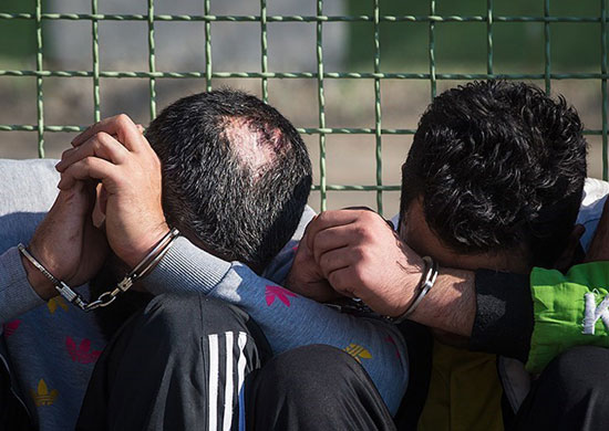 عکس: بازداشت سارقان و زورگیران تهرانی