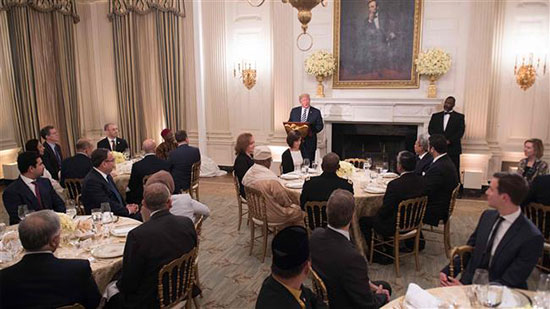 اولین ضیافت افطاری ترامپ در کاخ سفید