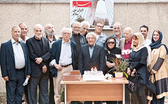 تولد 89 سالگی عزت الله انتظامی +عکس