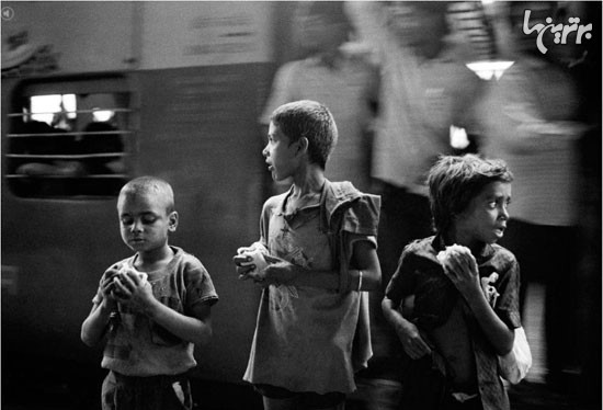 عکس: کودکان خیابانی در بمبئی