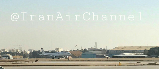 اولین ایرباس 321 ایران ایر در فرودگاه مهرآباد