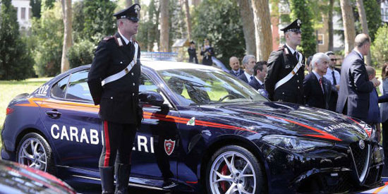 خودروی 503 اسب بخاری پلیس ایتالیا