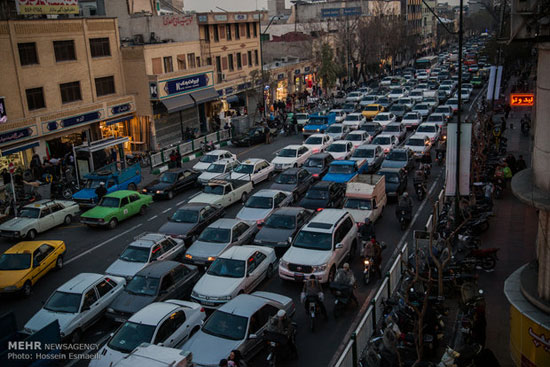 عکس: ترافیک نوروزی در تهران