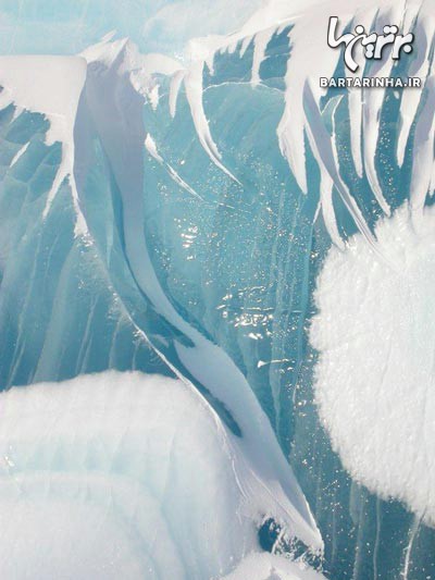 تصاویر شگفت انگیز یخ های آبی قطب جنوب