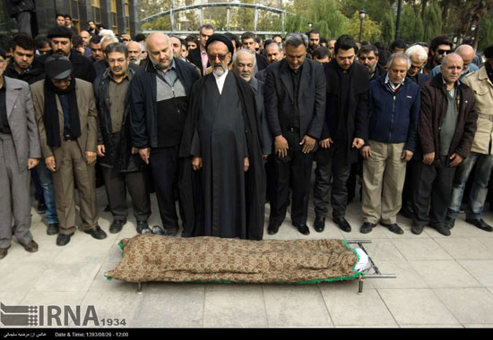 عکس: چهره‌‌ها در تشییع پیکر مجید بهرامی