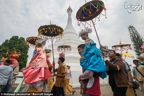 جشنواره جالب راهبان تازه کار در تایلند