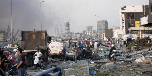 واکنش‌ آمریکا، انگلیس و فرانسه به انفجار بیروت