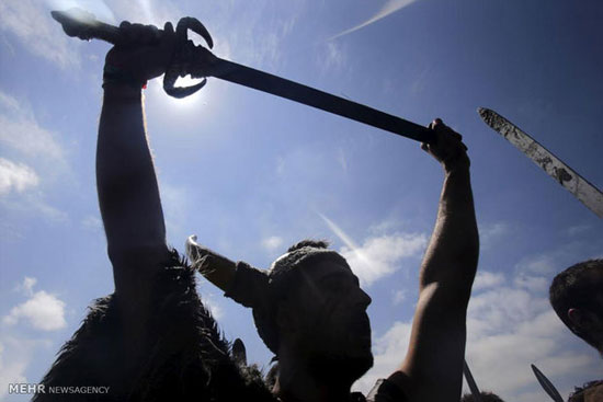 عکس: بازسازی نبرد وایکینگ ها