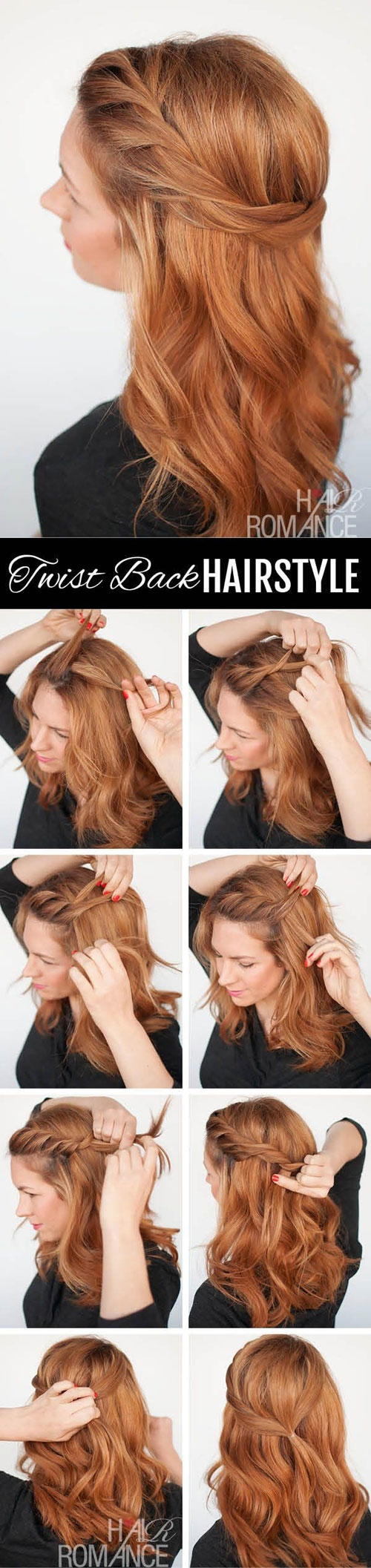 آموزش مدل های بستن مو برای خانم های تنبل (1)