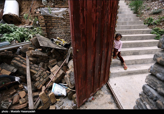 تصاویری از خسارت سیل در استان گلستان