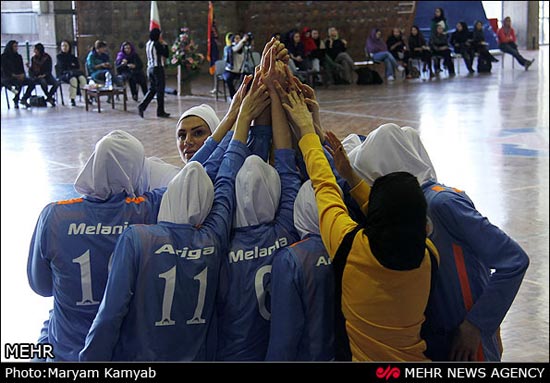 مسابقات بسکتبال زنان - تهران +عکس