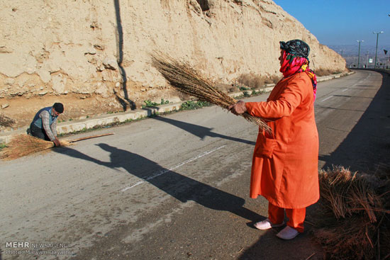عکس: تنها بانوی نارنجی‌ پوش ایران