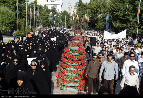 تجمع عفاف و حجاب در تهران +عکس