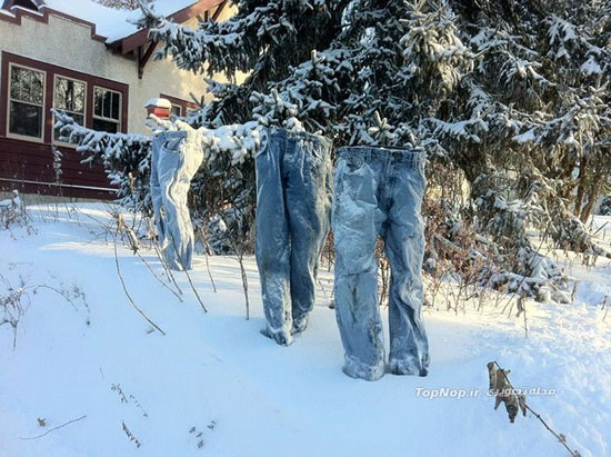 شلوار جین های منجمد برای ارواح!