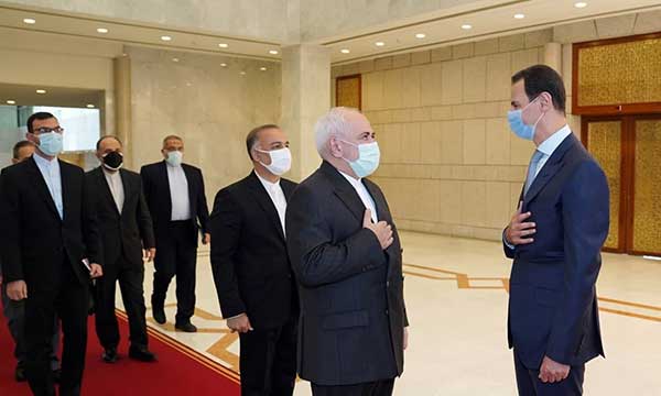 دیدار ظریف با رئیس‌جمهور سوریه