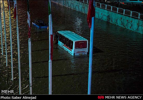 عکس: «تبریز» را آب برد!