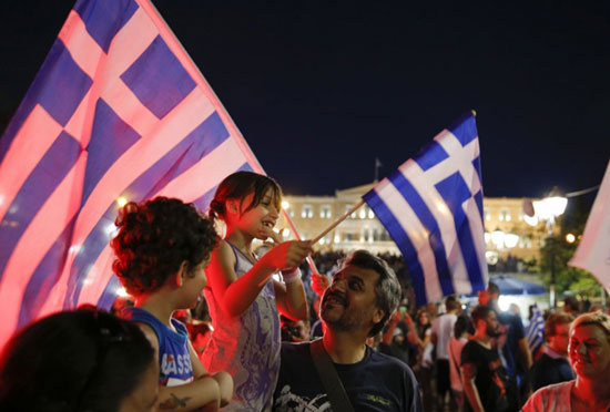 تصاویری از جشن پیروزی در یونان