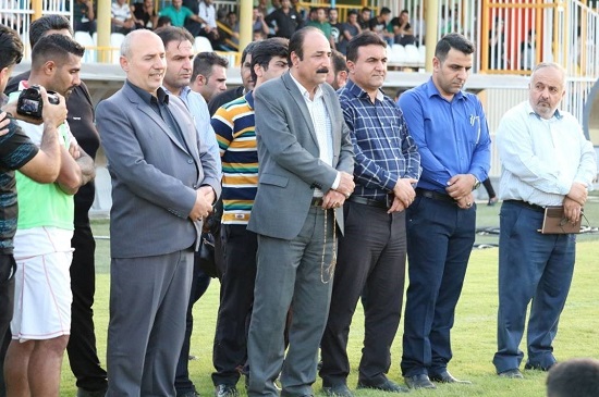 حضور نماینده مجلس در تمرین مسجدسلیمان