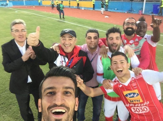 سلفیِ صدرنشینیِ پرسپولیس