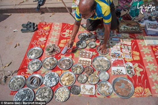 فروش سکه های آنتیک با قیمت کم در خیابان های دهلی