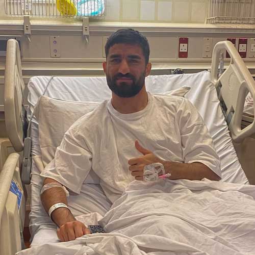 مهاجم ایرانی زیرتیغ جراحی رفت