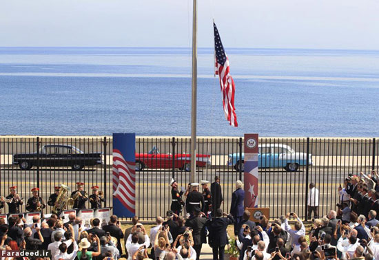 بازگشایی مجدد سفارت آمریکا در کوبا +عکس